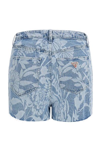 Guess Normal Waist Normal Dark Pink Women's Denim Shorts W3Gd26D4K37Crw3