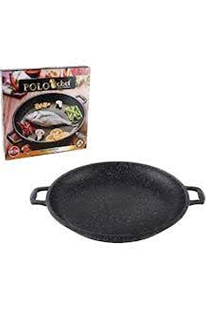 PoloChef Iron Döküm Börek-balık Tavası Cift Kulp 36 Cm 7831