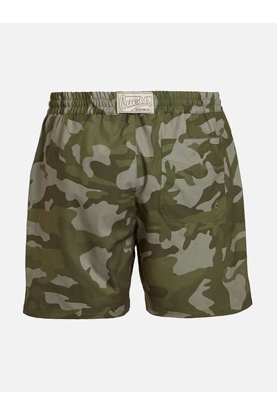 Guess Woven Medium Camoufl Swim Shorts khaki
