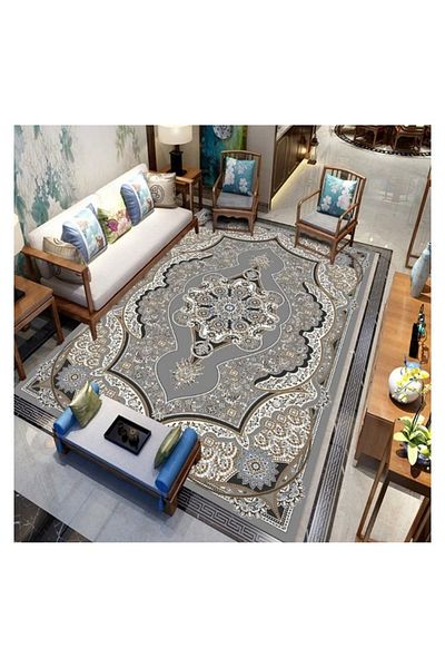 smart home Ceramic rug, premium velvet rug, soft to the touch, with beautiful 3D patterns, made of high quality materials