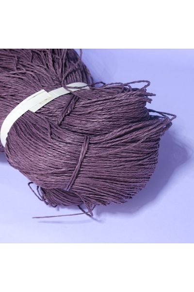Prestij Boncuk Çile Paper String Bag and Hobby Hand Knitting String G58 Eggplant Purple 400-500 Grams