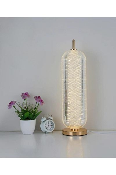 DEC14 Gold side lamp