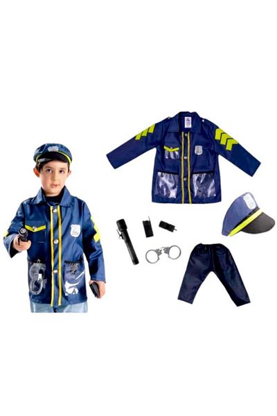 toy box tr Police-Men Cosplay Costume Set For Kids For 3-6 Years