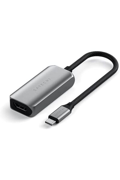 Satechi محول USB-C إلى HDMI 2.1، 8K@60Hz، 4K@120Hz، USB-C إلى HDMI، HDR، متوافق مع Thunderbolt