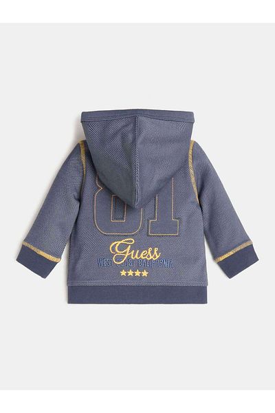 Guess Hanorac pentru bebeluși Ls cu glugă