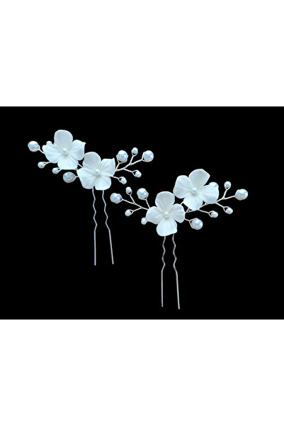 sibelle tasarım Cataramă de mireasă, cataramă de mireasă minimă cu floare (so...