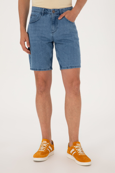 U.S. Polo Assn. Men's Blue Jean Shorts 50304411-Dn0022