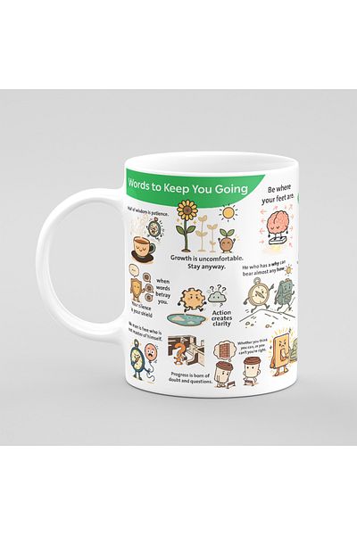 Muheb Coffee Mug - Words That Keep You Moving