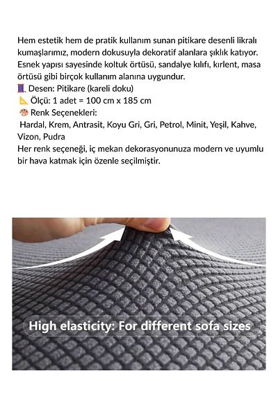 uzhanem jacquard fabric, used for dirt cushion cover seat cover, thick elastic 100cm x 185cm
