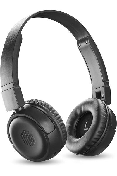 Cellularline VIBED Foldable Bluetooth Headphones with 35 Hours of Battery and Rotating Cushions