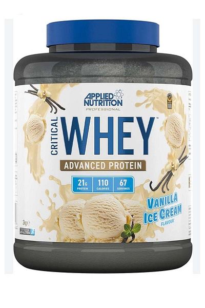 applied nutrition Critical Whey Protein Powder 2kg - High Protein Powder, Protein Milkshake, Muscle