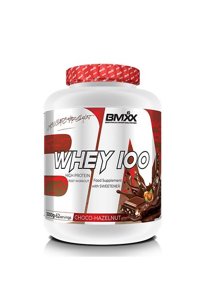 BMXX Body Maxx Sports Nutrition Whey 100-Ultrafiltered Whey Protein-2000g Chocolate Hazelnut