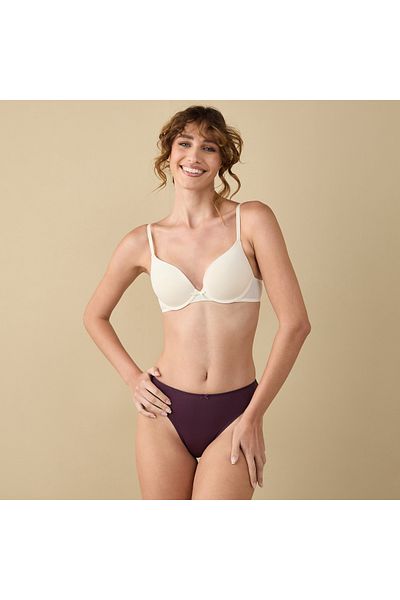 FAV Set of 5 - Solid Briefs with Elasticated Waistband and Bow Detail