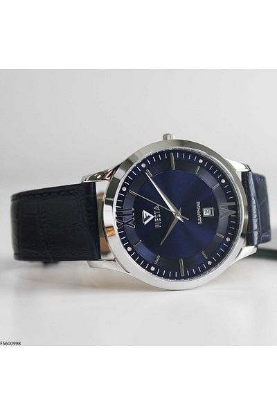 Fiesta Fs600998 Men's Wrist Watch with Leather Band