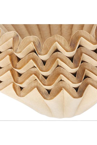 MIBRU Coffee wave shape 185mm filter for drip coffee brown