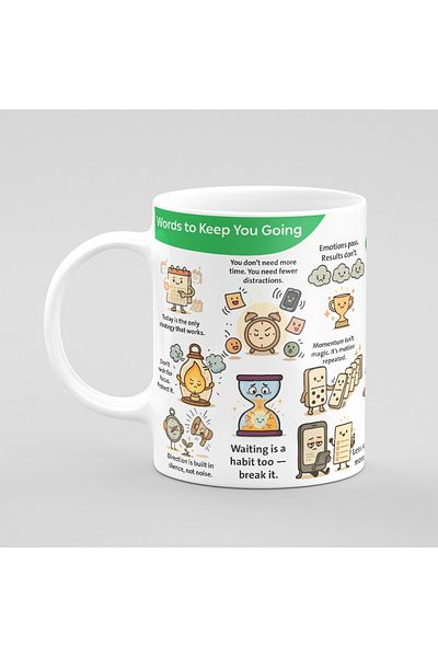 Muheb Coffee Mug - Words That Keep You Moving