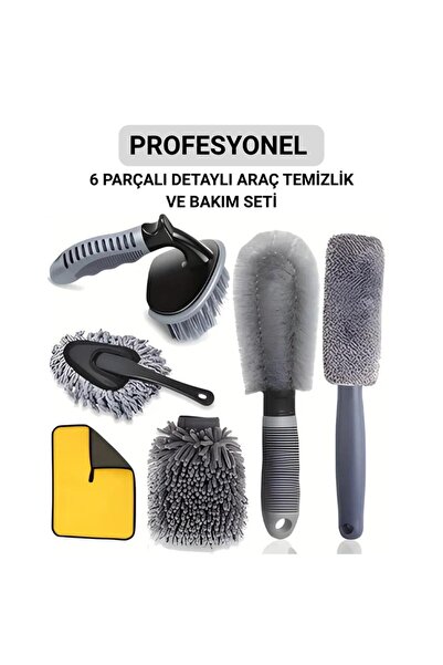 coofbe Set de 6 bucăți profesionale din microfibră pentru spălarea mașinilor,...
