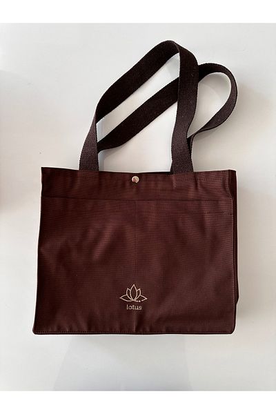 LTS bag Linen Shoulder Bag [Brown]