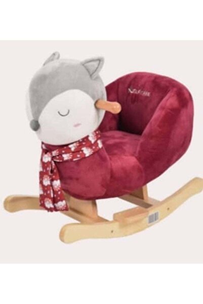 STAR5 كرسي هزاز للأطفال، على شكل دمية قطيفة