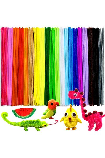 fulina 200 PCS Top Strips for Crafts, for Art & Craft DIY Projects,12inch*6mm,20colors