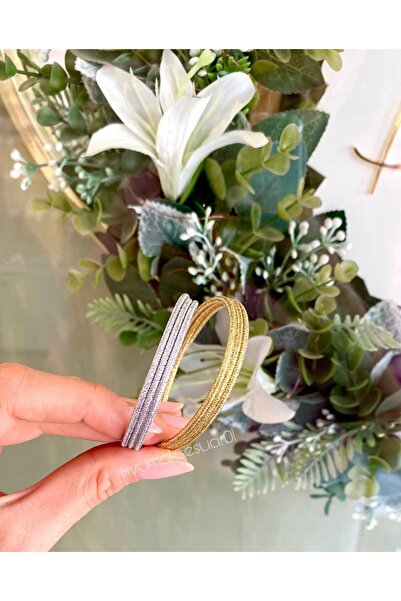 Lilyum Aksesuar Mıknatıslı Simli Bileklik-Halhal-Kolye Olarak da Kullanılabil...