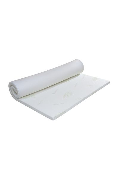 Green Future Mattress Topper, Aloe Vera 7 Comfort Zones 120x200 Cm, H 5 Cm