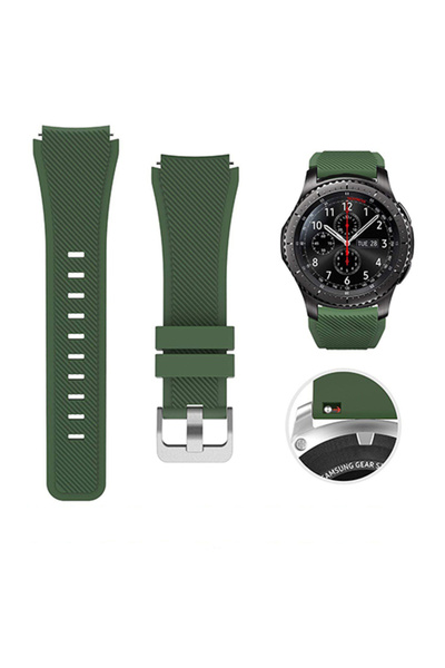 Choice سوار 20 مم لون 3 20 مم 22 مم لساعة 3 4 5 46 مم/42 مم/نشط 2 جير S3 فرون...