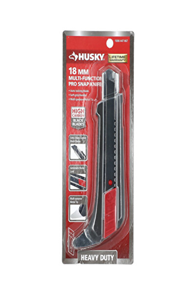 HUSKY Multi Function Pro Snap Knife with Metal Tip