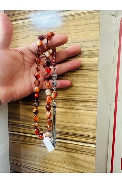 ÇELİKSİLVERTAKI Silver Tasseled Katalin Rosary