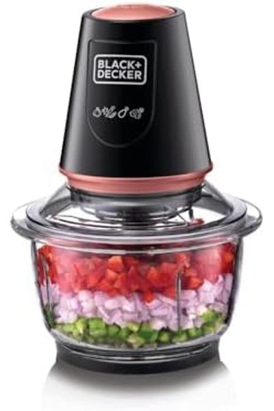 Blackdekor Black & Decker Vertical Chopper With Glass Bowl - 400 W - GC430-B5