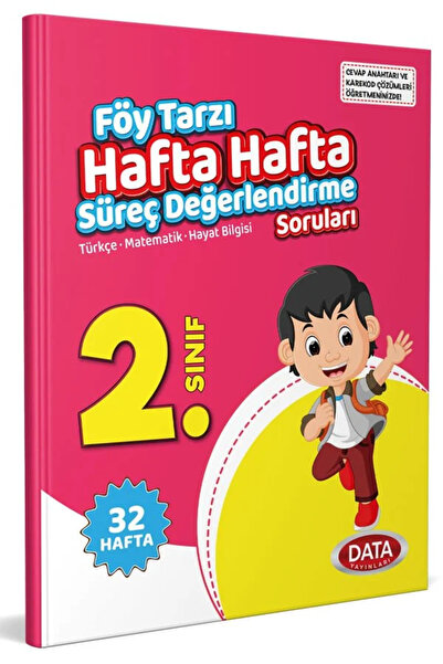 Data Yayınları 2. Sınıf Föy Tarzı Hafta Hafta Süreç Değerlendirme Soruları 2025
