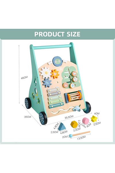 Factory Price Parker Kids Wooden Activity Walker - B