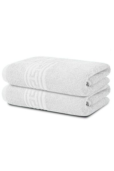 Modis Set 2 Towels Premium Quality Cotton, Modis, 50x90 cm, White