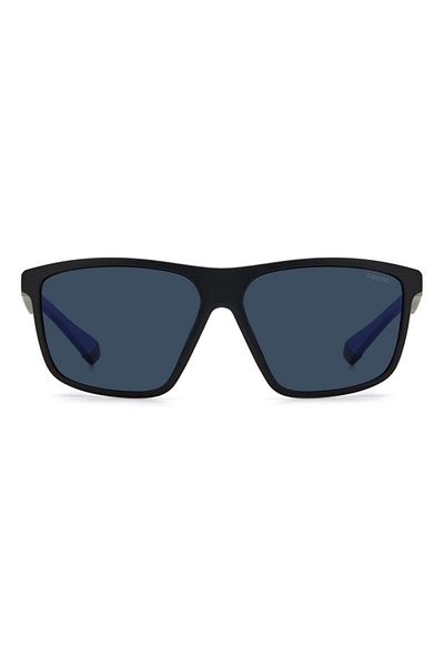 Polaroid Men's Sunglasses Pld 7044 0vk/c3, Black, Rectangular, 60 Mm