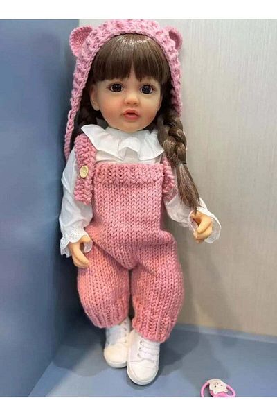 Toybox Reborn Baby Doll 24 inch Realistic Newborn Baby Dolls Lifelike Weighted with Soft Silicone Doll Girl