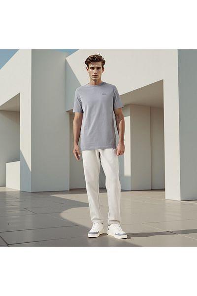 Kappa Logo Detail Pants with Drawstring Closure and Pockets