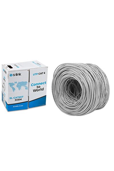 S-LINK SL-CAT657 305m 23AWG Utp CAT6 Kablo