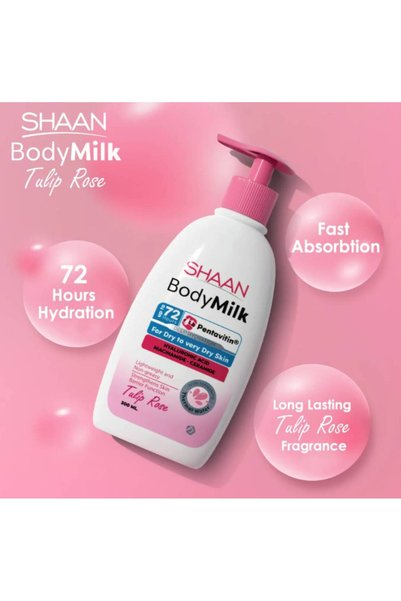 Shaan Tulip Rose Body Milk 300ml