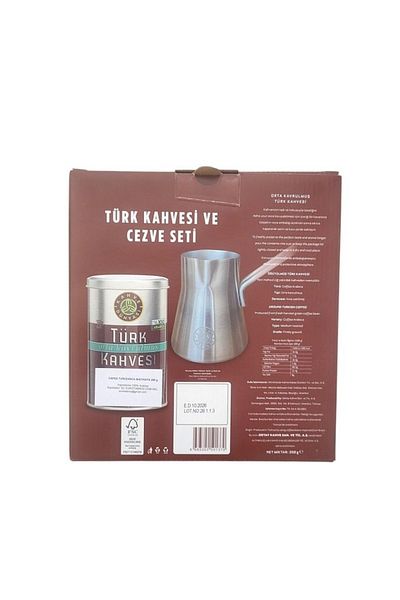 Kahve Dünyası Kahve Dunyasi, Roasted Turkish Coffee with Kettle 250g