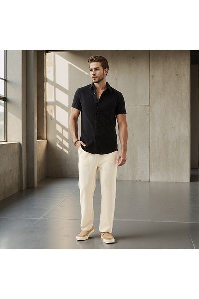 Iconic Iconic Textured Slim Fit Shirt
