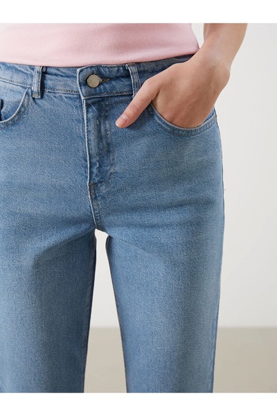 LC Waikiki LCW Jeans Indigo Slim Fit Kadın Jean Pantolon