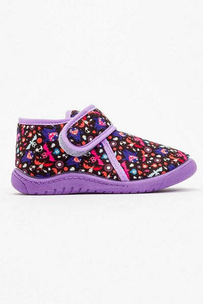 CCWAY AYAKKABI Children's Velcro Home Shoes Lila