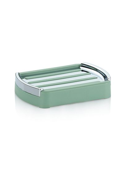 Kela MARTA green plastic soap dish