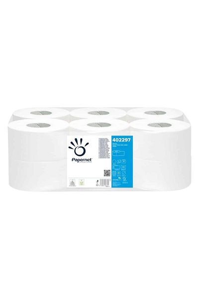 OEM Mini Jumbo Toilet Tissue, 2 Layers, 12 Rolls/Bax, Size 140 m