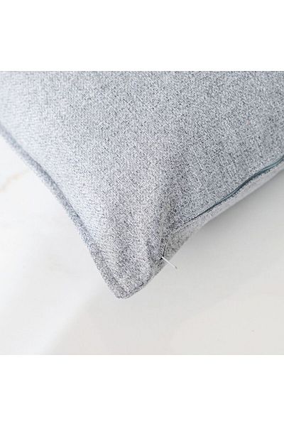 Danube Home Meadow Cushion Cover Set of 2 - Dark Grey - 45x45 cm | Polyester Couch Pillow Cover 811500137805