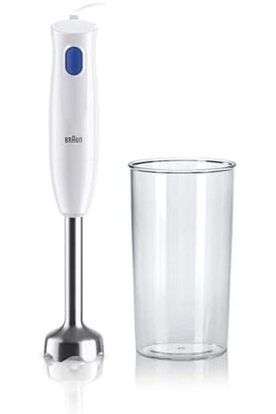 Braun MultiQuick 1 Hand Blender, 450 W, 1 Speed, Light-weight, BPA Free, Dishwasher, Metal Shaft - M