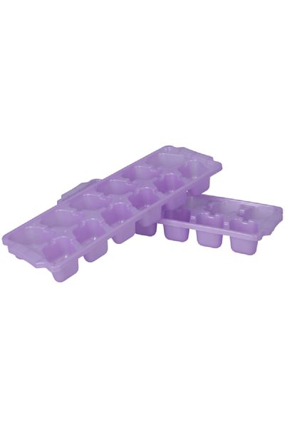 Chef Craft 2-Piece Heavy Duty BPA Free Stackable Ice Cube Tray Assorted Color