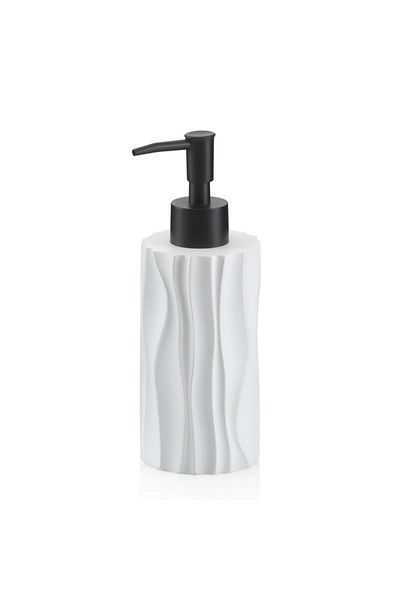 Kela Merida soap dispenser polyresin white 19.0cm 7.0cm 200.0ml