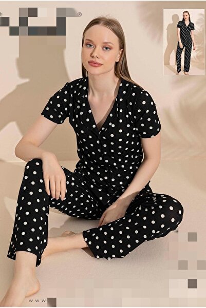 Polkan Pijama طقم بيجامة بيغاسوس بأكمام قصيرة للسيدات