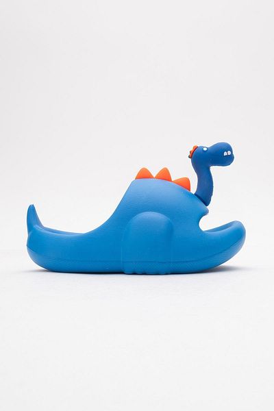 CCWAY AYAKKABI Children's Dinosaur Figured Slippers 25-32 Sax Blue